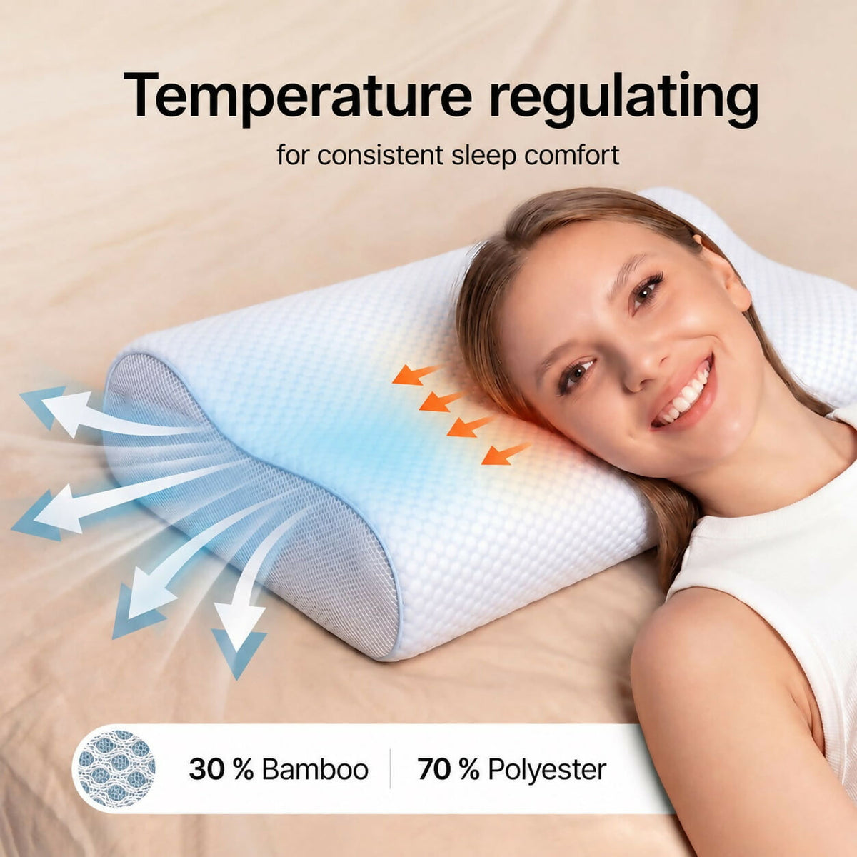 Oryzom DreamHaven Comfort Pillow