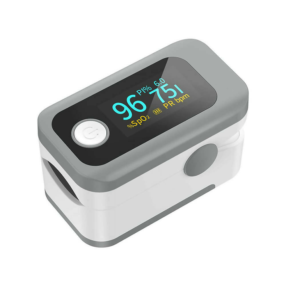 Professionele saturatiemeter / Bloedzuurstofmeter / Met LED-display / Geavanceerde technologie voor alle leeftijden / Meting van hartslag, zuurstofsaturatie en perfusie-index