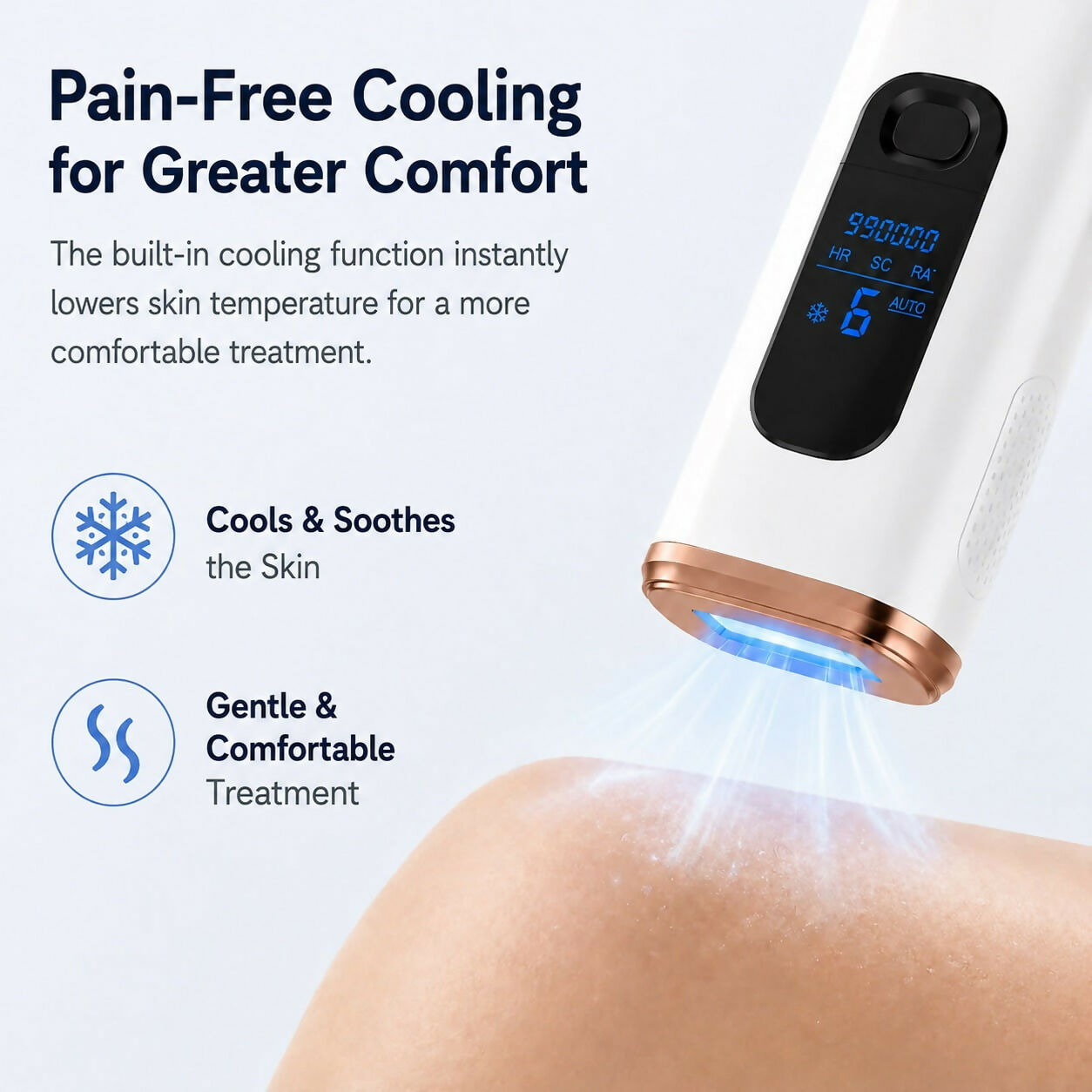 Oryzom ProSilk – IPL Technology with Cooling Function for Long-Lasting Smooth Skin
