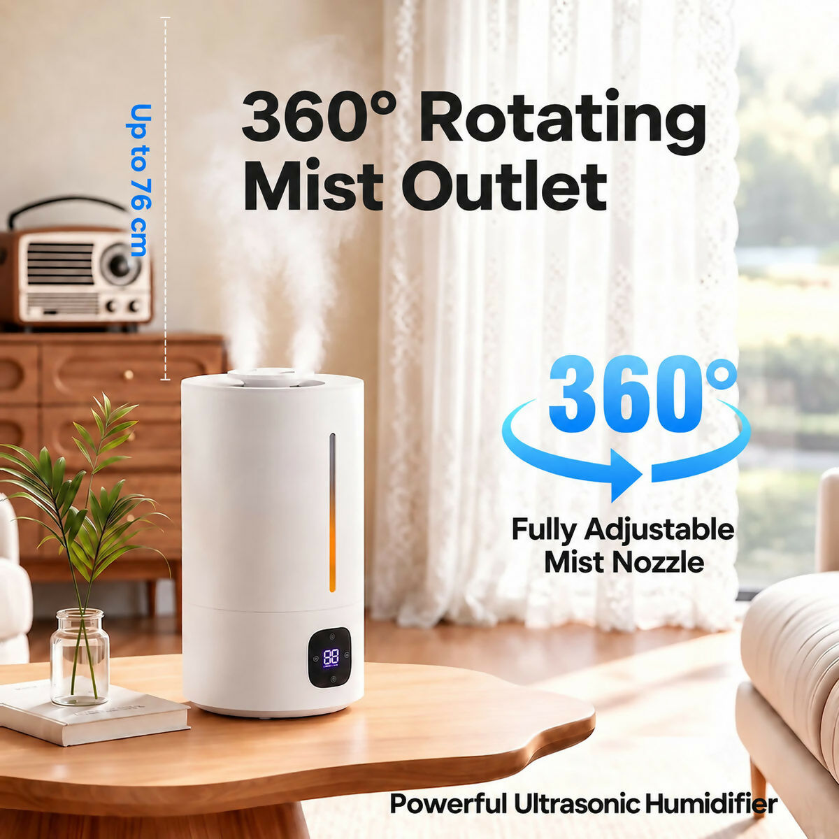 Oryzom AquaMist – Ultrasonic Technology With Smart Humidity Control for a Comfortable Indoor Climate