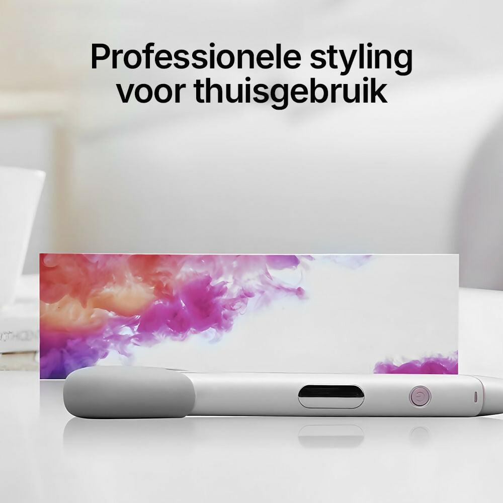 Stijltang met anti-frizz effect / Negatieve ionentechnologie / Voor steil haar & krullen / 12 temperatuurinstellingen van 120 tot 230°C / Digitaal display / 360° draaibaar snoer