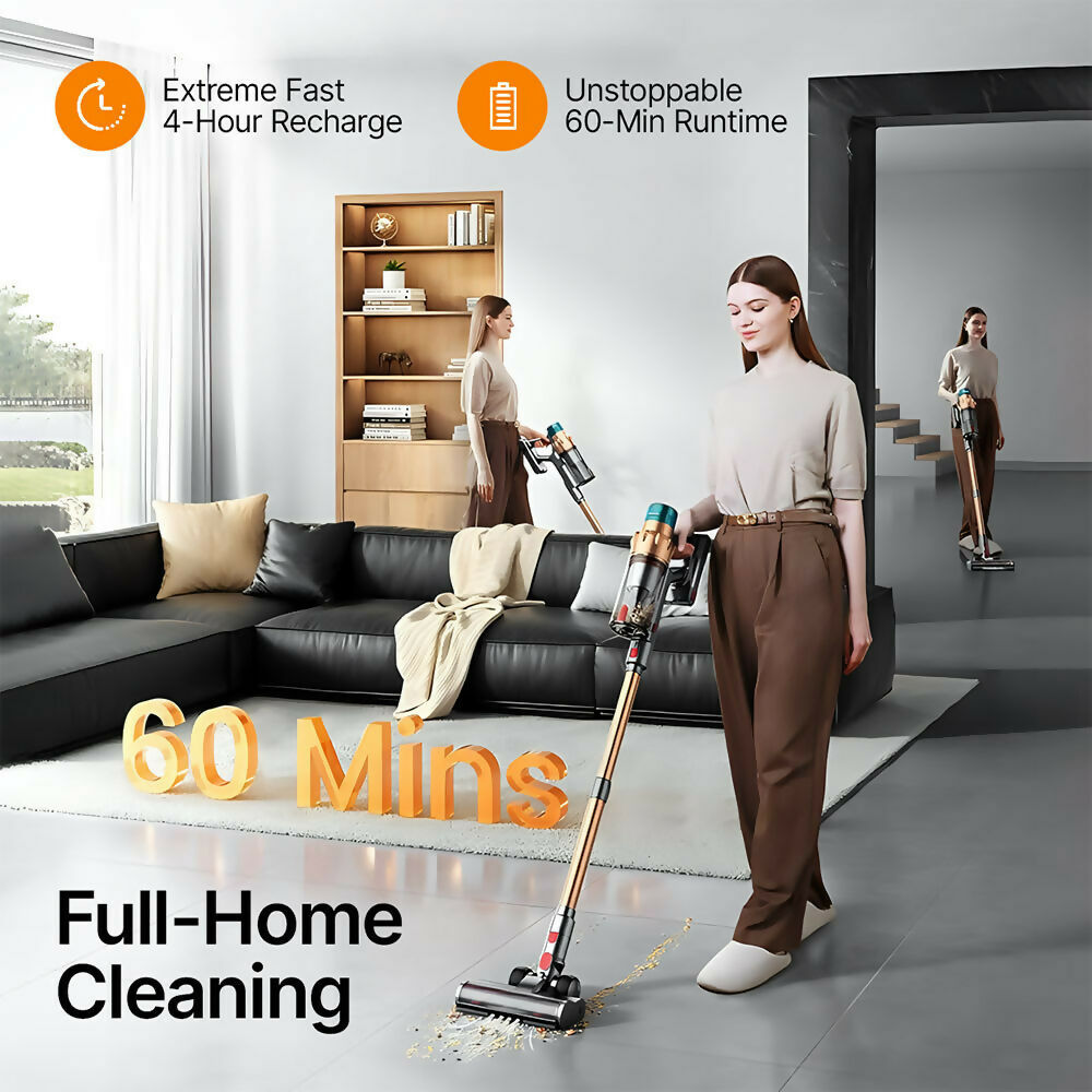 Cordless Vacuum 01 Pro – Ultra-powerful 120,000 RPM motor for exceptional performance