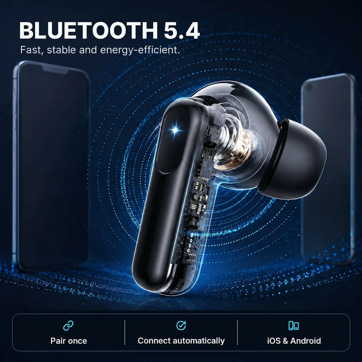 Oryzom AirBeat Ultra – Wireless Earbuds with Stereo Sound for an Immersive Listening Experience