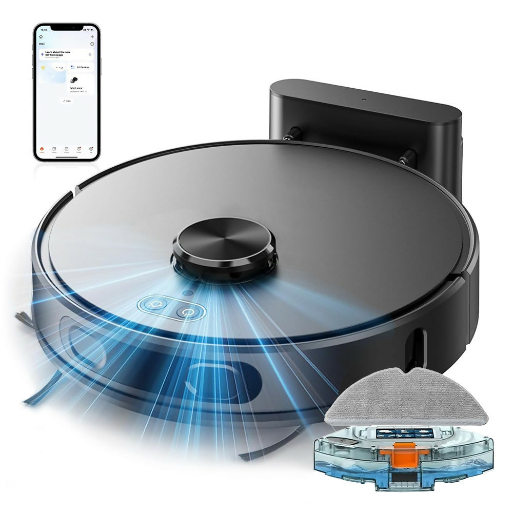 Robot Vacuum V8 Pro – Fully Automatic Cleaning with Mopping Function, Intelligent Navigation & App Control