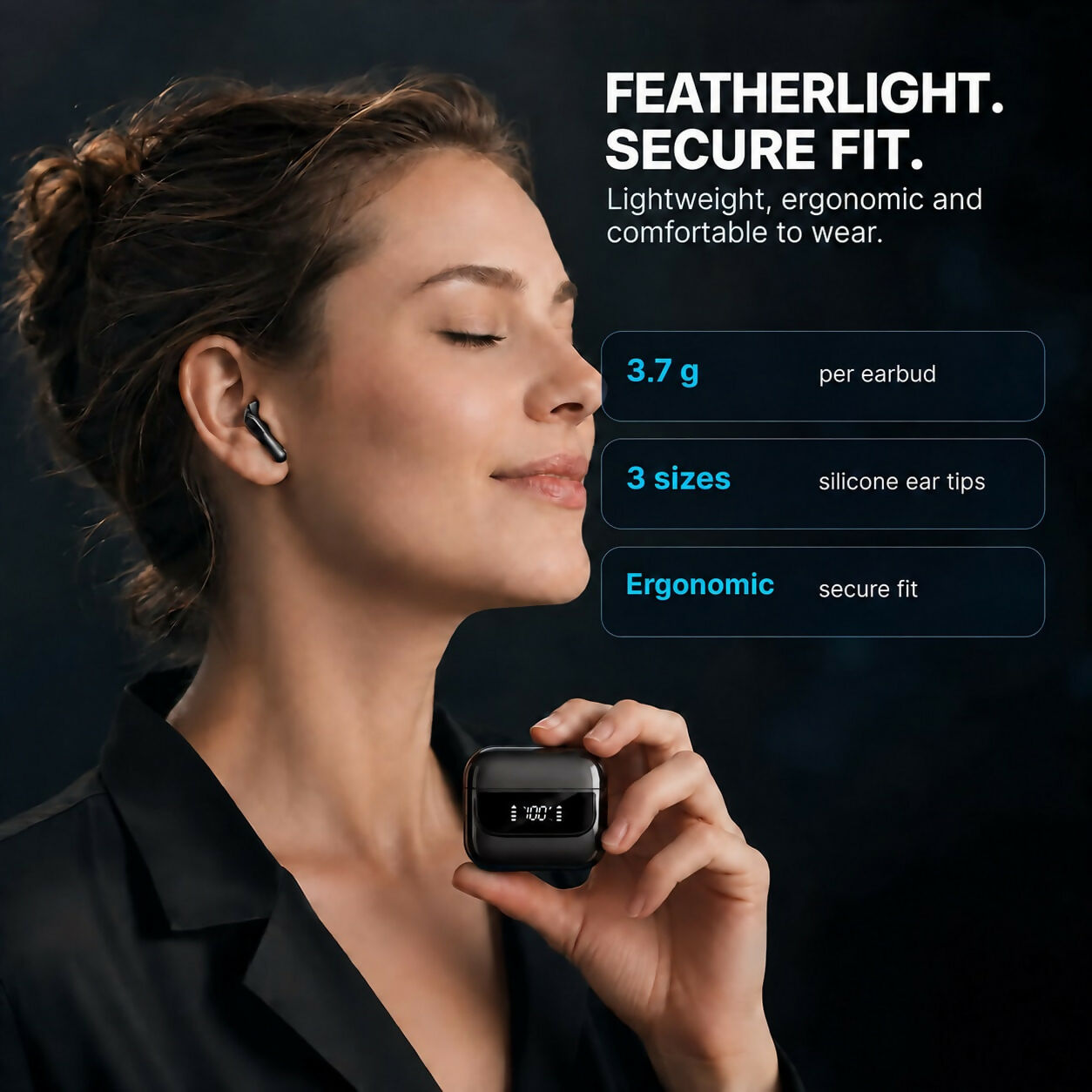 Oryzom AirBeat Ultra – Wireless Earbuds with Stereo Sound for an Immersive Listening Experience