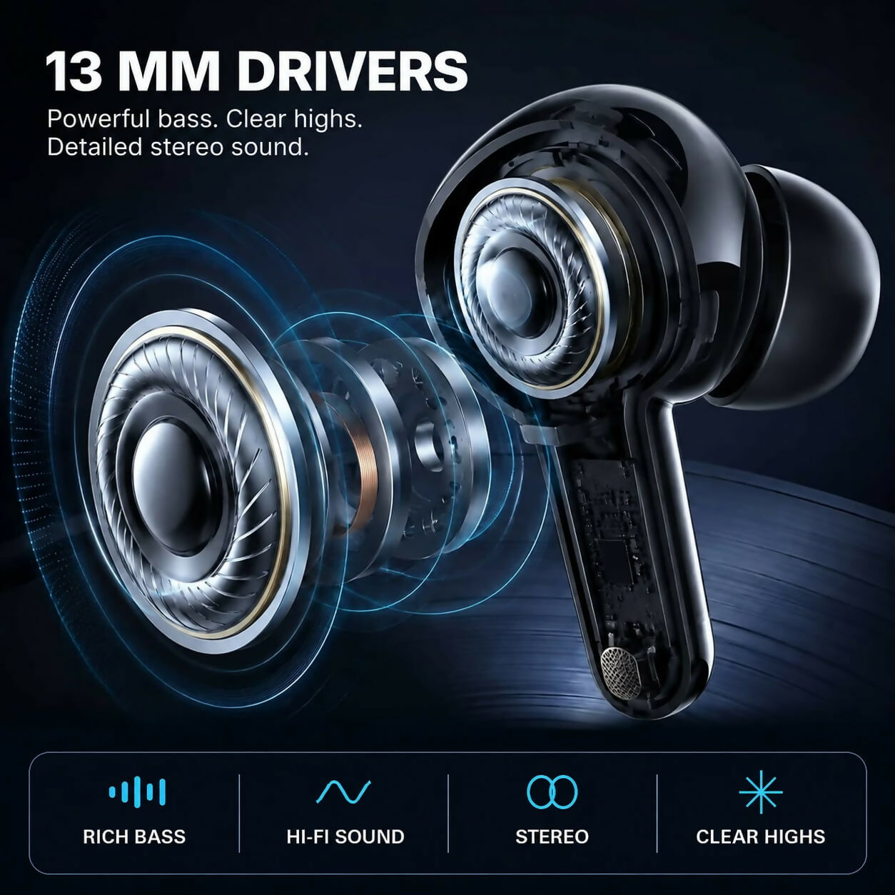 Oryzom AirBeat Ultra – Wireless Earbuds with Stereo Sound for an Immersive Listening Experience