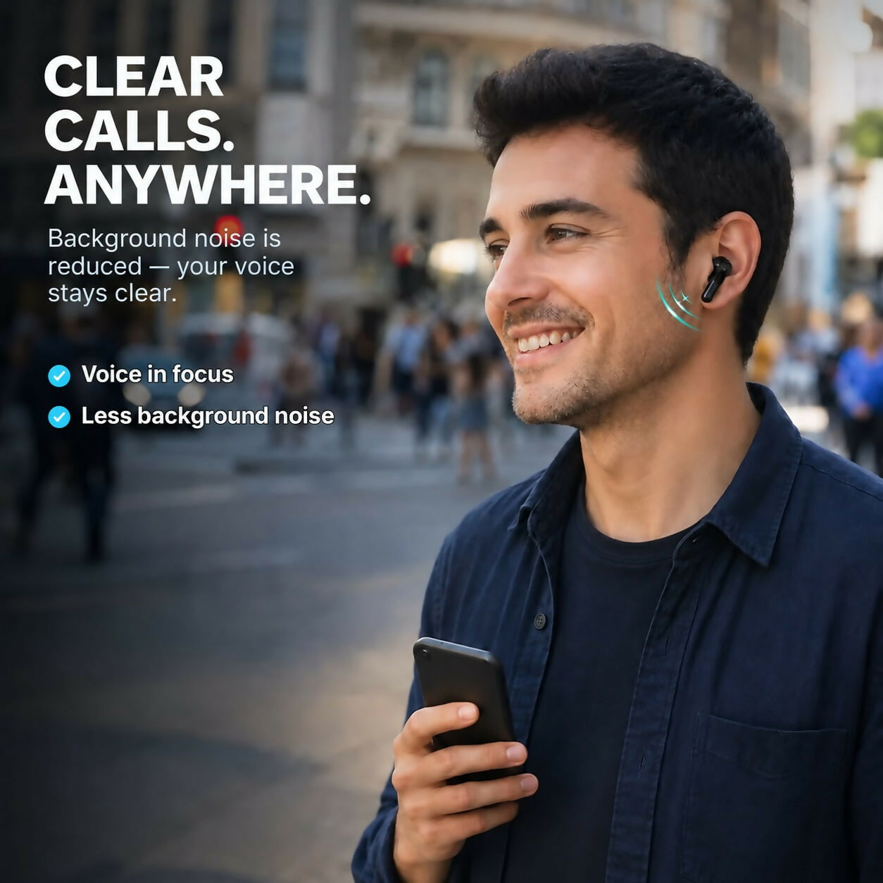 Oryzom AirBeat Ultra – Wireless Earbuds with Stereo Sound for an Immersive Listening Experience