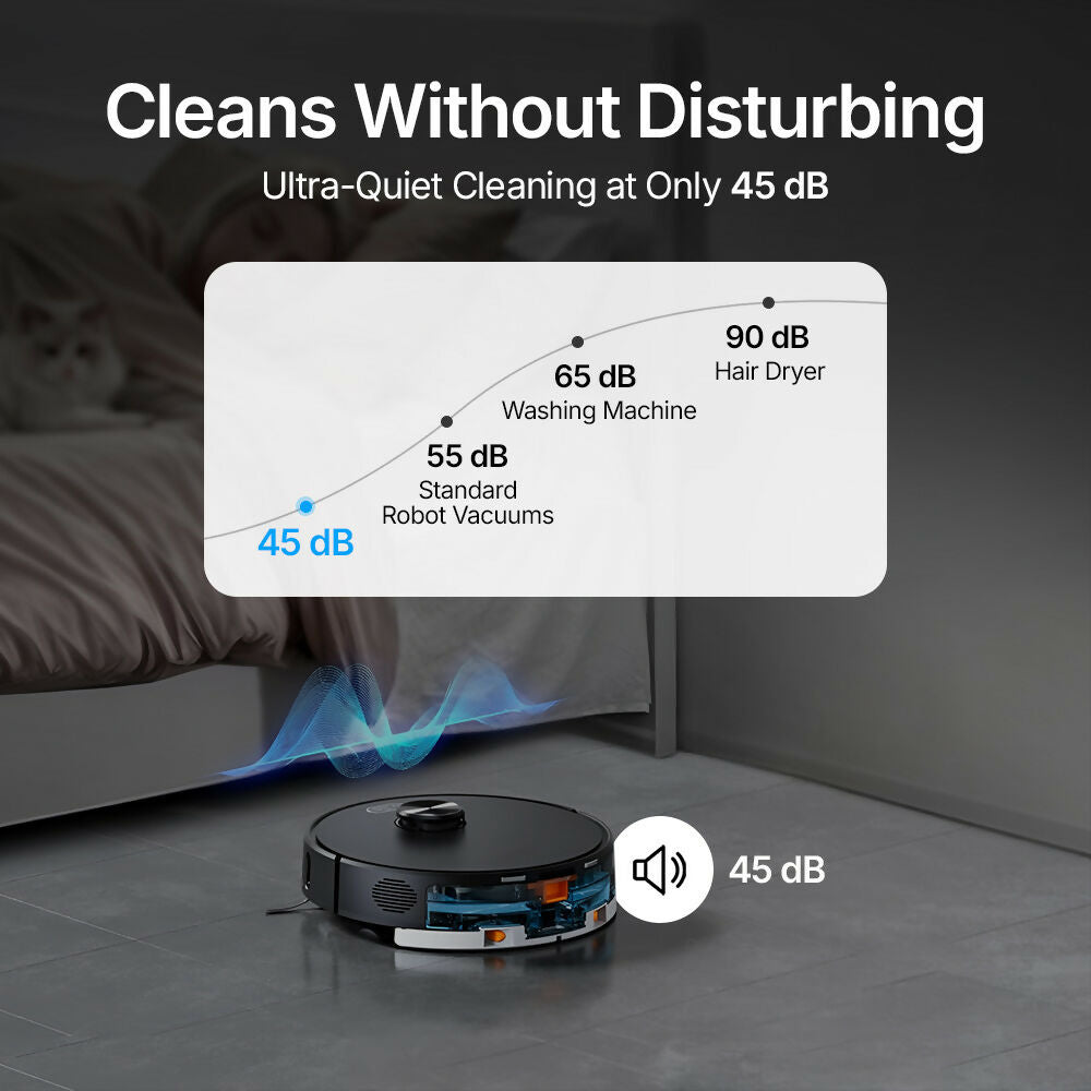 Robot Vacuum V8 Pro – Fully Automatic Cleaning with Mopping Function, Intelligent Navigation & App Control