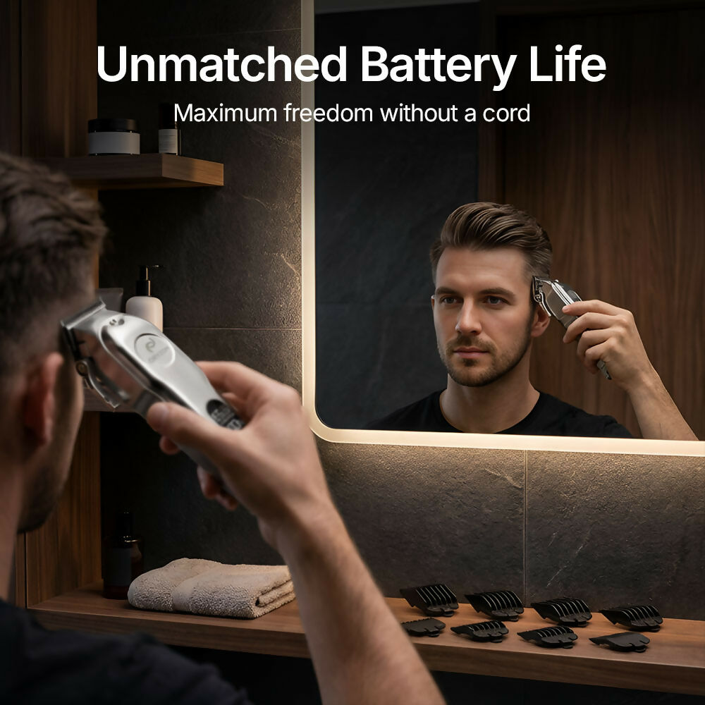 Oryzom ProClip 2.0 – Ultra-Precision Blades and a Powerful Motor for Smooth Haircuts and Beard Trims