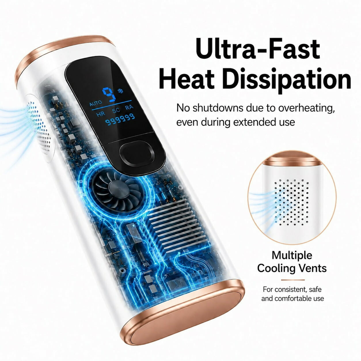 Oryzom ProSilk – IPL Technology with Cooling Function for Long-Lasting Smooth Skin