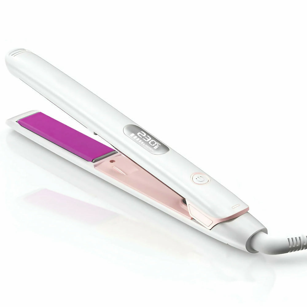Stijltang met anti-frizz effect / Negatieve ionentechnologie / Voor steil haar & krullen / 12 temperatuurinstellingen van 120 tot 230°C / Digitaal display / 360° draaibaar snoer